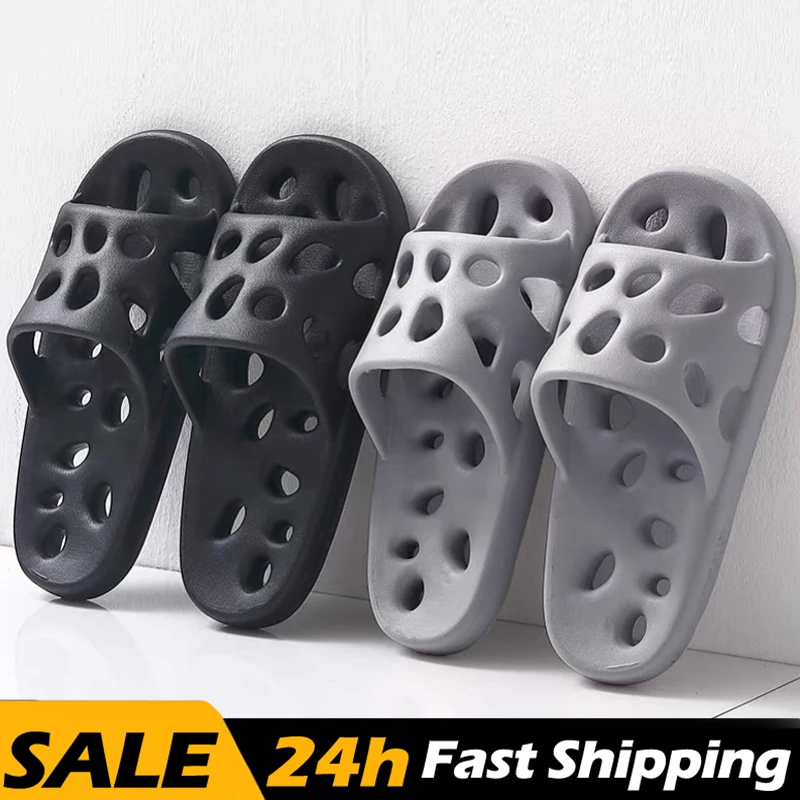 Cloud Slippers For Men Flip Flops Beach Sandals Bathroom Non-Slip Slides Men Women Slippers Indoor House Shoes Male Slipper