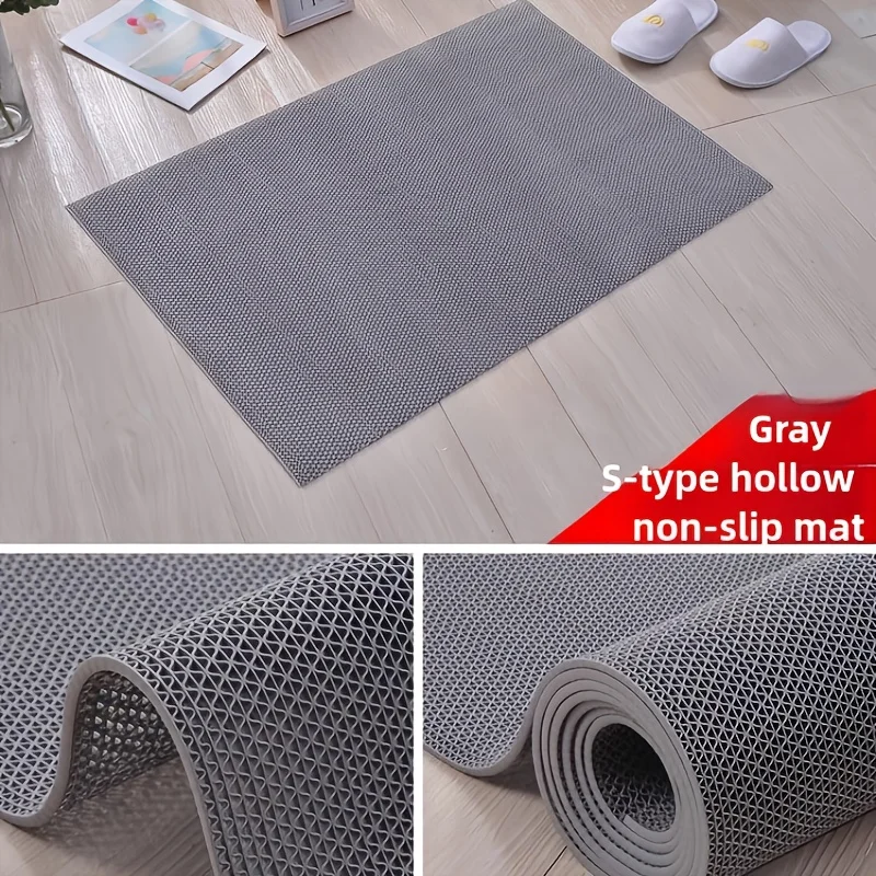 Outdoor Commercial Use in Hallways A Non-Slip Mat Bathrooms, Kitchens,Showers,Featuring a Hollow Design,Made Durable Plastic