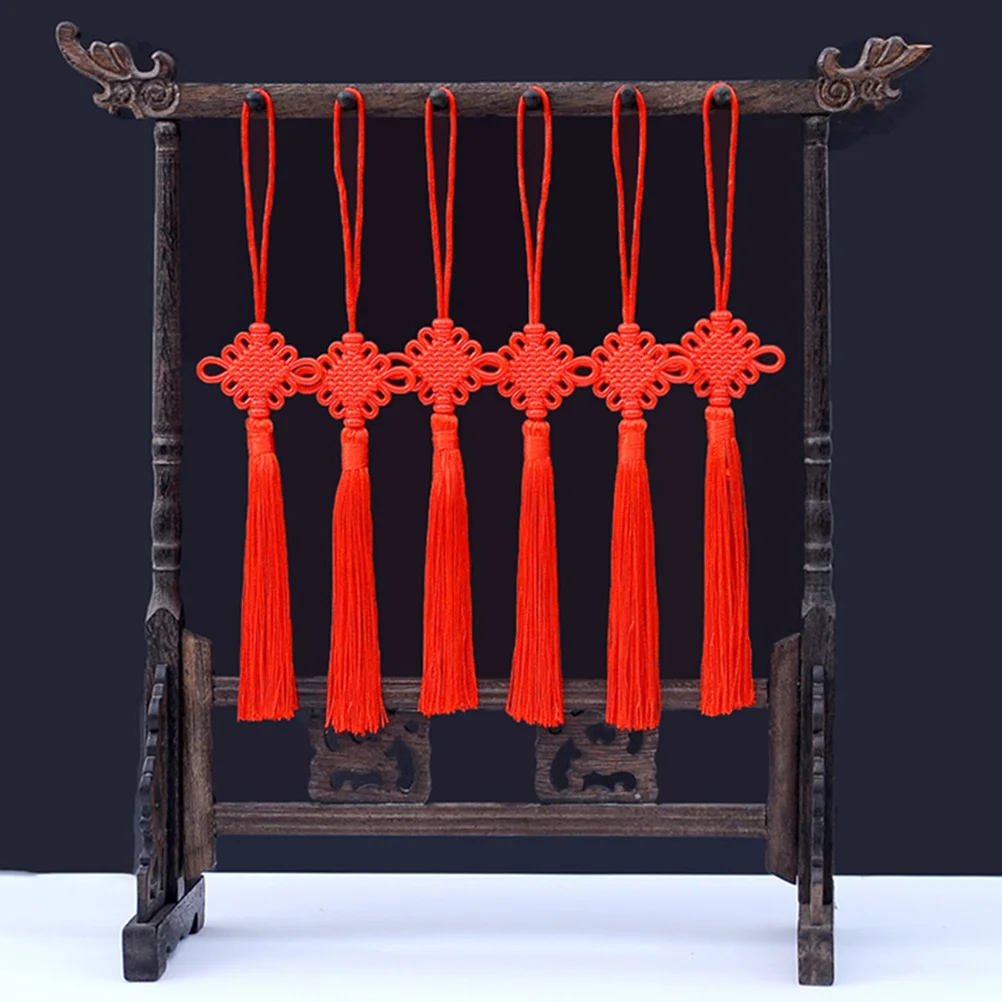 20Pcs Chinese Knot Tassel Hanging Decor Traditional Car Pendant Ornament Chinese Knot Tassel Pendant Gift Car