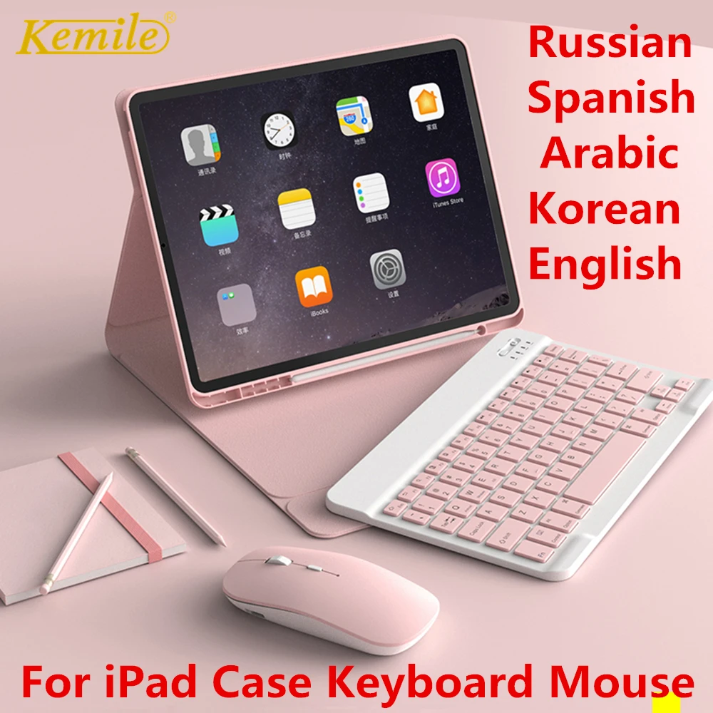 keyboard Mouse Case For iPad Air 5 10.9 2022 Air 4 10.9 9th 8th Generation 10.2 case For iPad Pro 11 Mini 6 8.3 Case keyboard