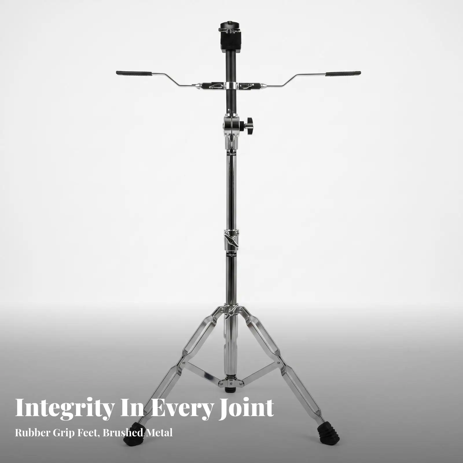 Adjustable Bongo Drum Stand Tripod Base Metal Percussion Holder for Professional Bongos Secure Mounting