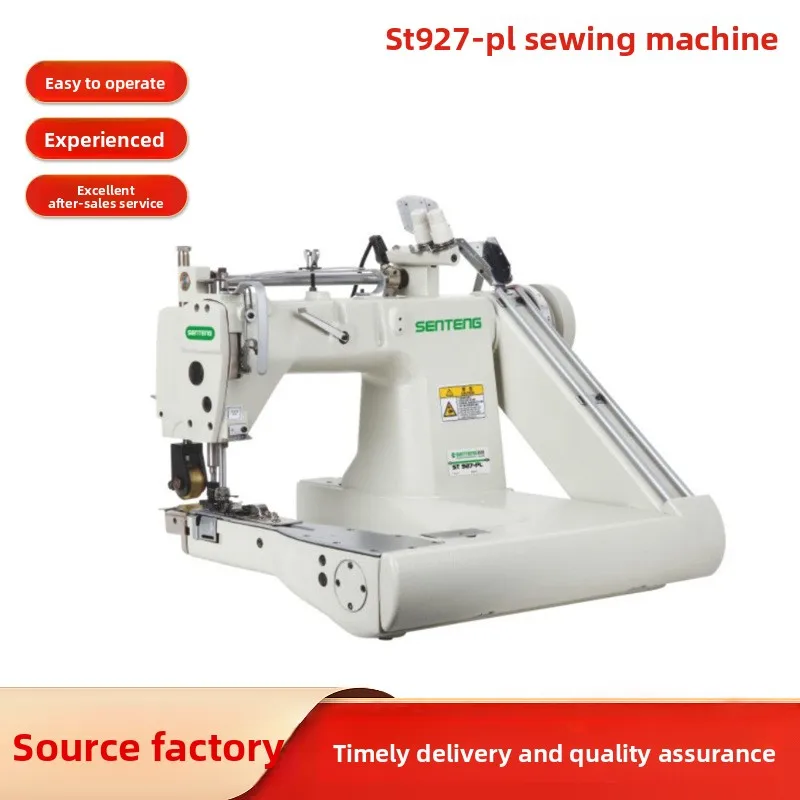 Lingrui Special Sewing Machine Arm Chain Double Needle Flatseam Blind Stitch Semi-automatic