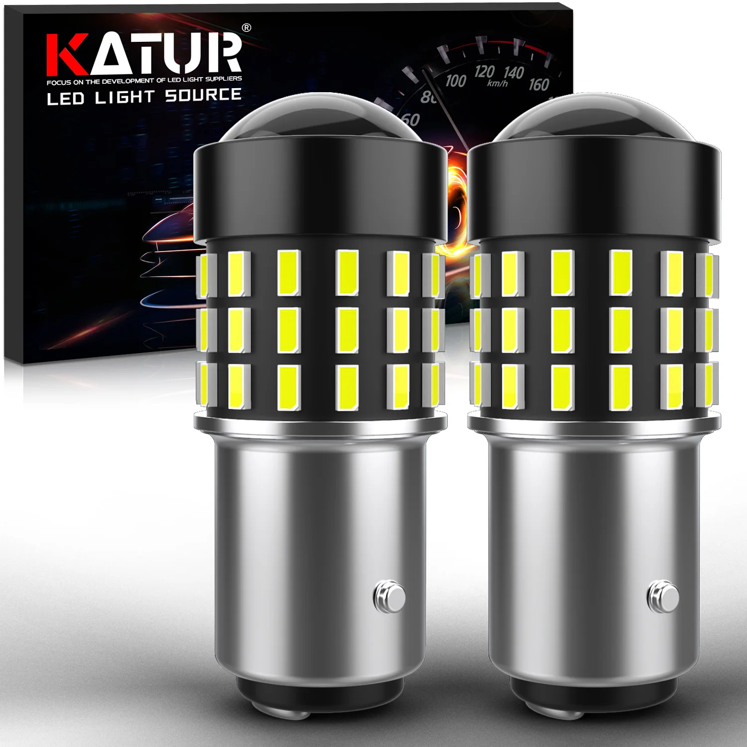 2x 1157 LED Red P21/5W BAY15D LED Bulb 12V 3014SMD DRL Parking Position Brake Tail Light for Renault Chevrolet Ford Dodge