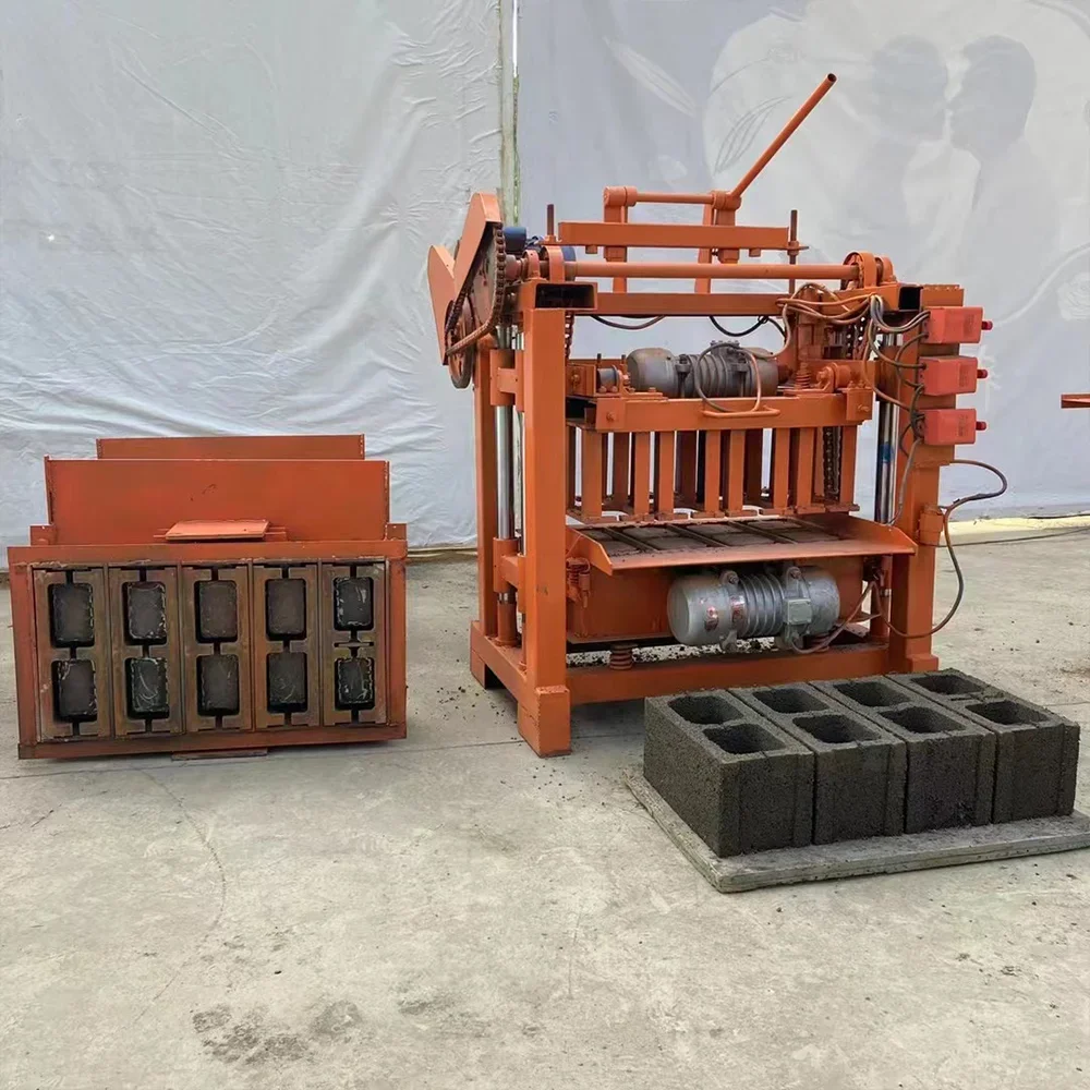 Manual Cheap Cement Hollow Block Making Machine And Solid Pavement Block Brick Making Machines In Ghana