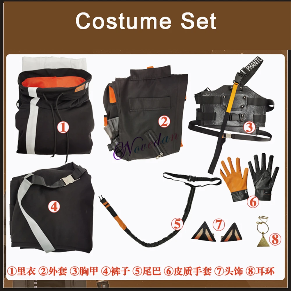 Anime Vtuber NIJISANJI Nocytx Alban Knox Game Suit Handsome Jacket Uniform Cosplay Costume Halloween Party Outfit Wig Shoes