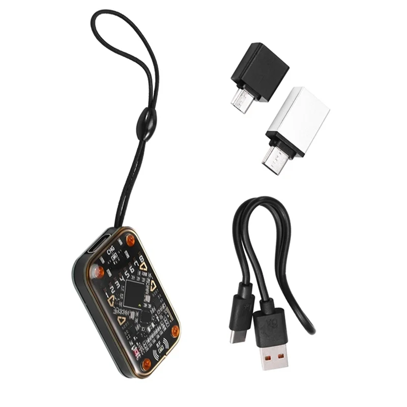 

N93R Chameleon Ultra Contactless Smart Card Emulator RFID Smart Chip Reader+2XT5577 Keychain Compliant To NFC Read Writer