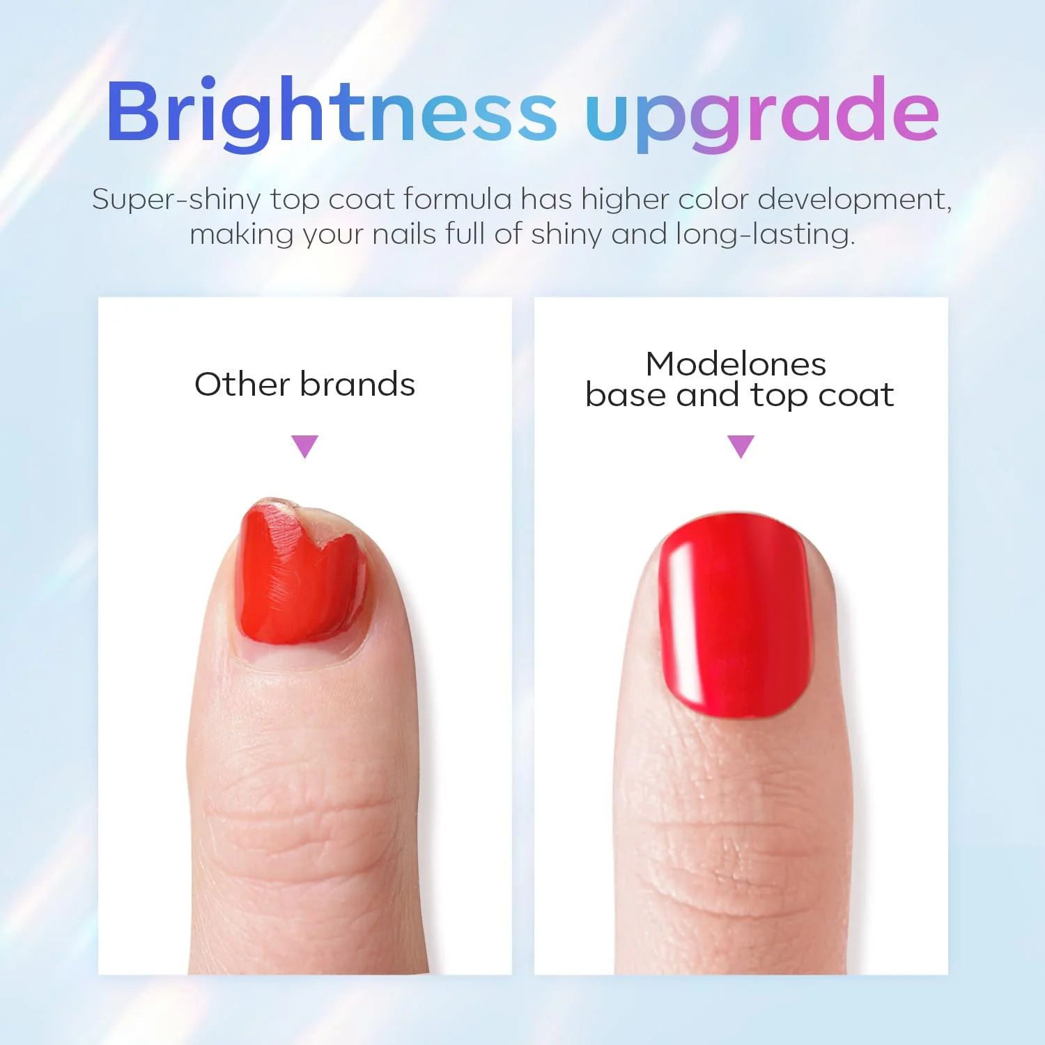 Gel Top Base Coat Set 15ml Upgrade No Wipe Super Shine