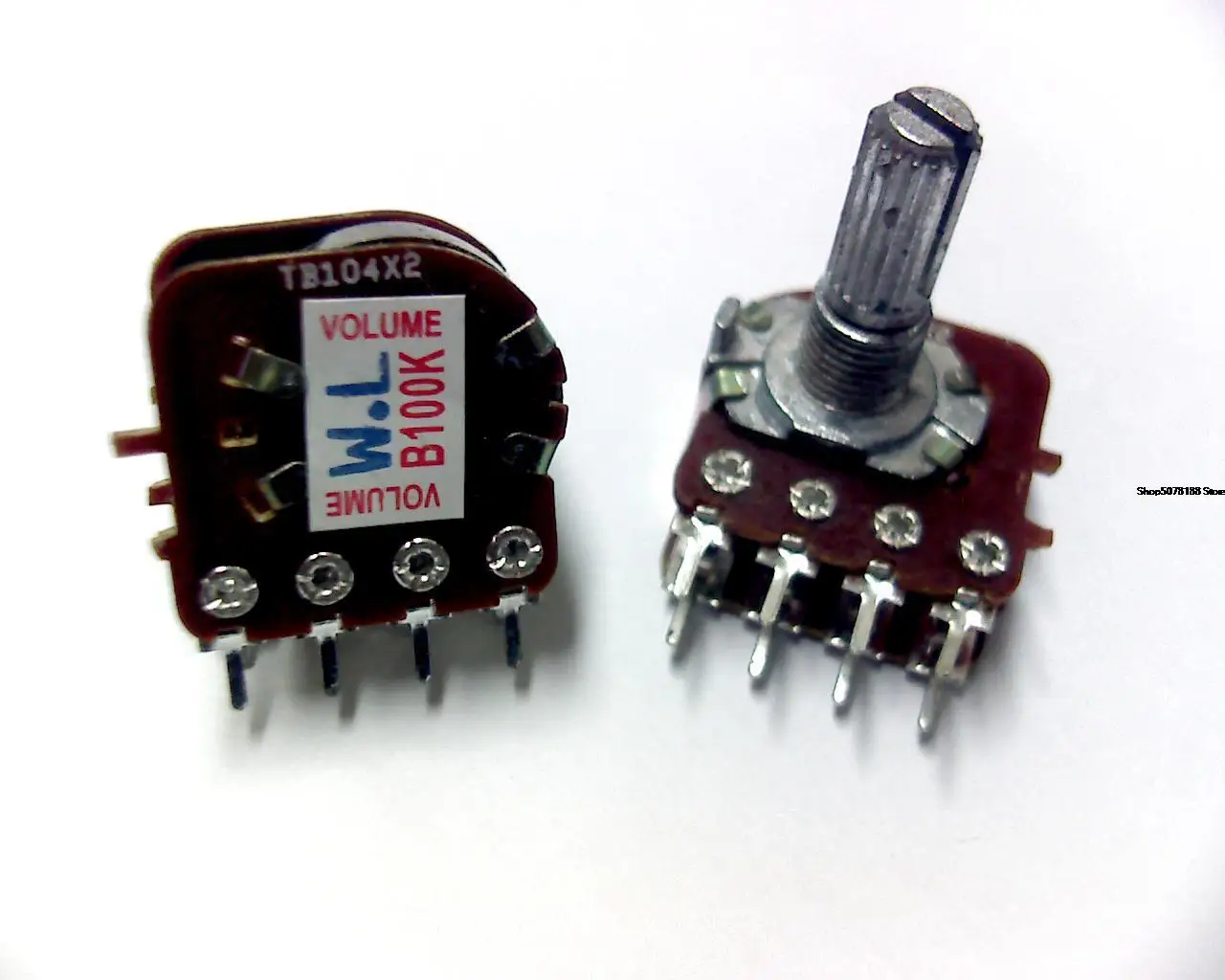 Special Taiwan volume potentiometer dual 8-pin potentiometer 50K for audio