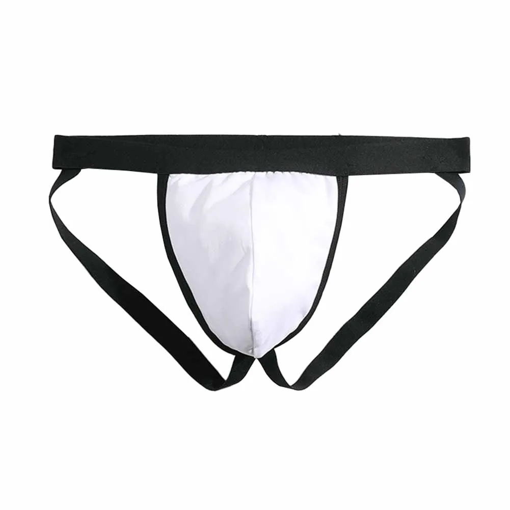

Men Sexy Big Scrotum Pouch Jockstrap Underpants Solid Comfortable Breathable Thong Briefs Moisture Wicking G-string Underwear