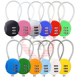 3 Dial Digit Password Lock Combination Suitcase Luggage Metal Code Password Locks Padlock Travel Safe Anti-Theft Cijfersloten