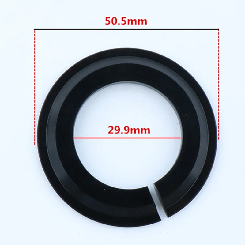 Tub Headset Base Ring Repair Replacement Spacer Adapter Aluminum alloy Bicycle Black Front Fork Race Convenient