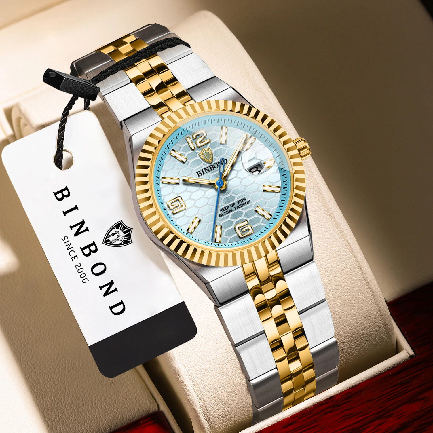 BINBOND Orginal Precise Quartz - đánh giá và giá Luxury Watch Female
