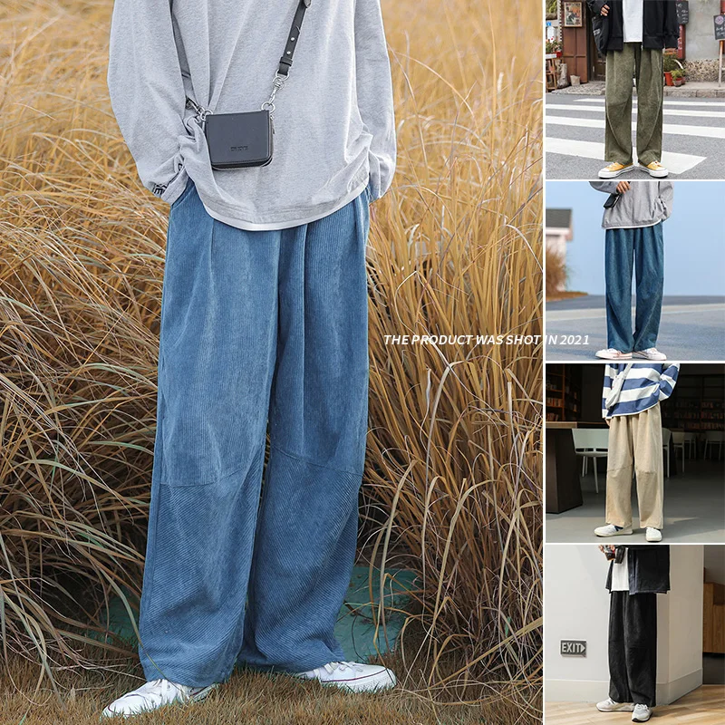 LAPPSTER-Pantalon de survêtement en velours côtelé Y2K pour jeunes, salopette Harajuku, streetwear japonais, pantalon de survêtement, jogging à la mode coréenne, pantalon empilé