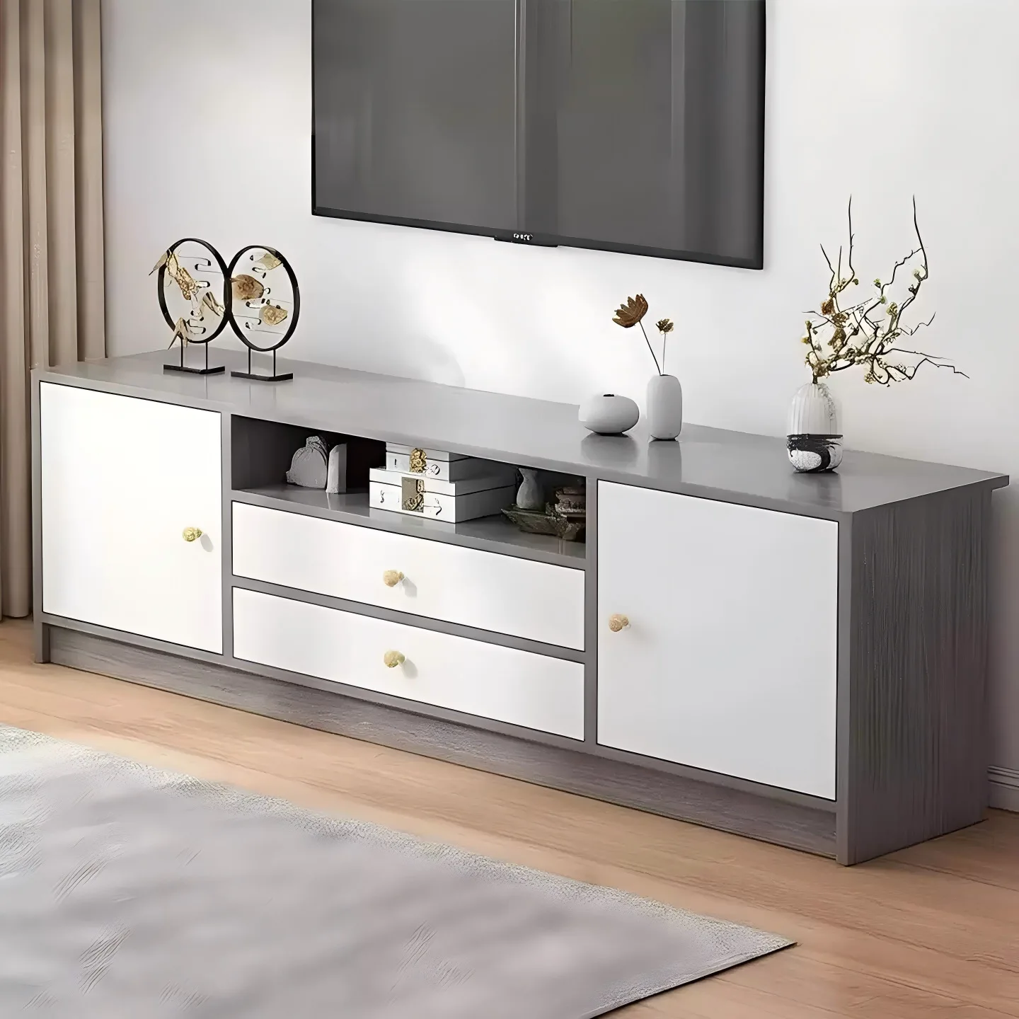 

Шкаф для телевизора, современный простой шкаф для хранения вещей в спальне, пол в маленькой квартире, простой домашний шкаф для телевизора в гостиной