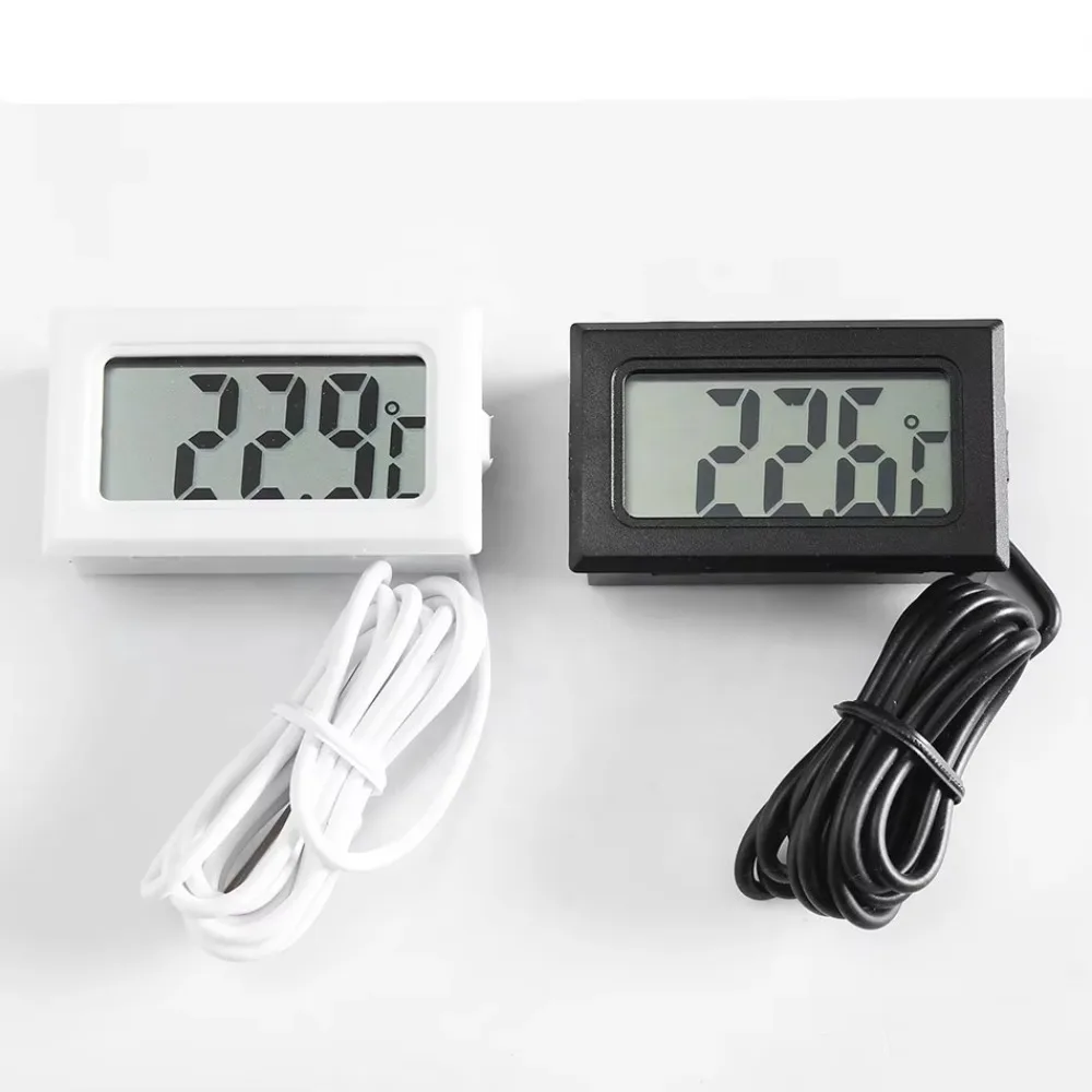 

10pcs/lot TPM-10 electronic digital thermometer With waterproof probe measure water temperature of the fish tank refrigerator