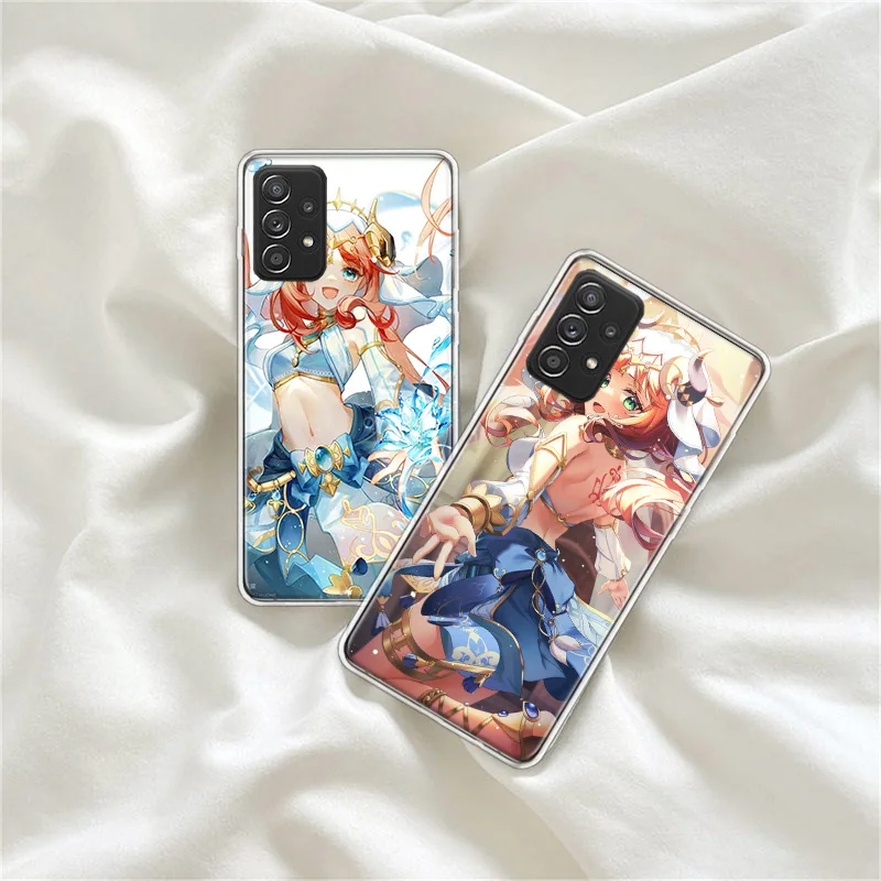 Genshin Impact Nilou Phone Case For Galaxy A12 A22 A32 A42 A52 A52S A72 Samsung A73 A53 A33 A23 A13 A9 A8 A7 A6 Plus Cover Soft