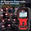 Ancel vd500 automotive obd2 scanner für vw/audi vollsystem code leser abs epb öl reset auto diagnose tools für vag skoda 2