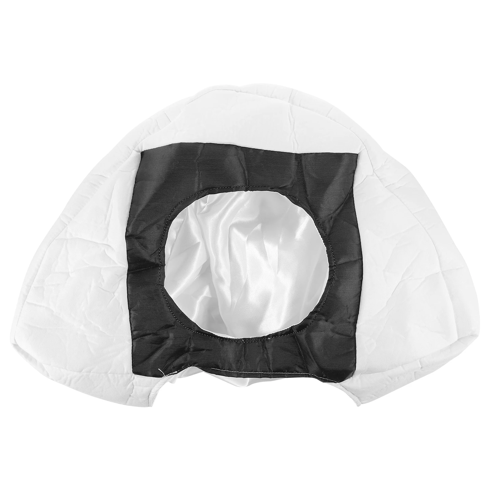 

Rice Ball Head Cover Hat for Adults Women Funny Costume Party Selfie Photo Booth Props Hats Accessories