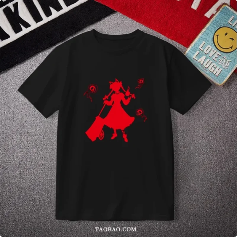 2025iyi аниме Touhou Project Reiuji Utsuho футболка с короткими рукавами летние свободные топы для косплея студентов
