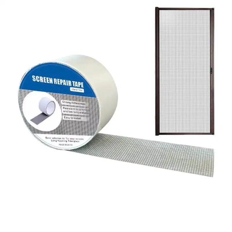 

Screen Tape Mesh Repair Strong Adhesive Waterproof Weatherproof Mesh Repair Strong Adhesive Doors Fiberglass Patch Waterproof