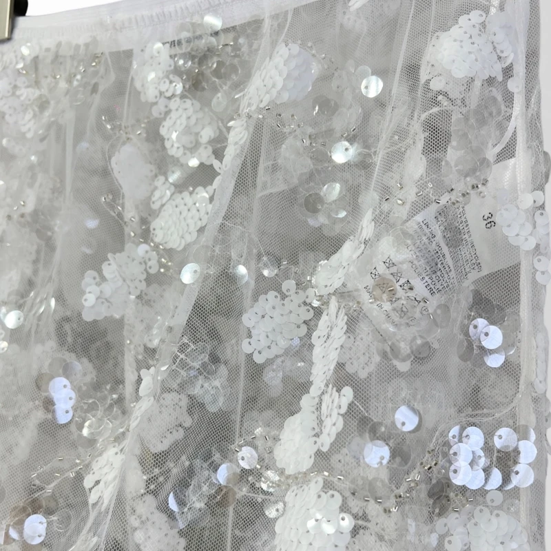 กระโปรงเลื่อมขั้นสูงแฟชั่นร้อนกระโปรง Tulle นุ่มสบายสําหรับผู้หญิง - เหมาะสําหรับโอกาสพิเศษและงานปาร์ตี้ AE628