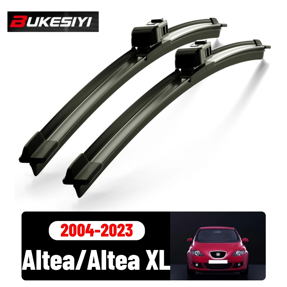 2PCS Front Wiper For Seat Altea Altea XL 2004-2023 Silent Durable High Quality Windshield Wiper Blades Accessories 2016 2022