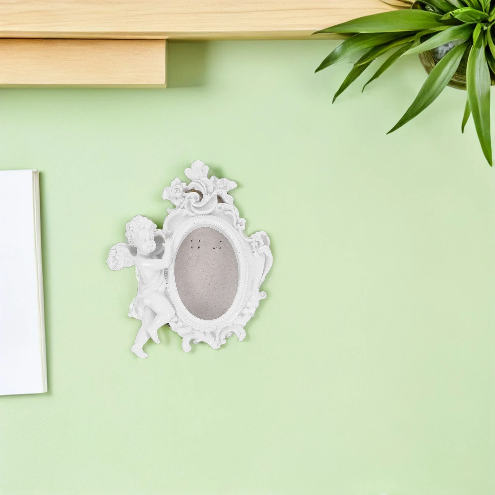 

4pcs Retro Picture Frame Mini Vintage Resin Frames For Home Decor Tabletop Display Wall Hanging Photo Prop