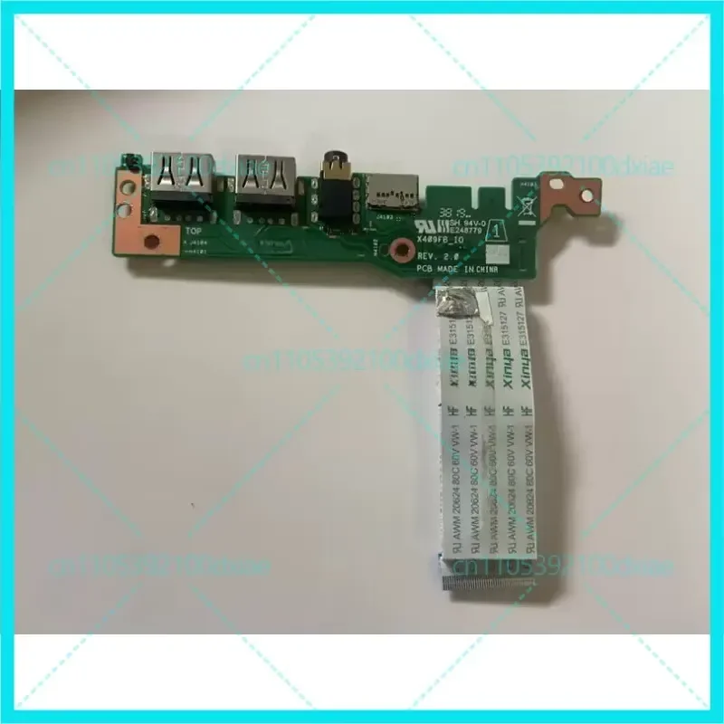 For ASUS X409FB Replacement USB IO Audio Board Sub Motherboard Connector Jack Port Circuit Flex Cable Repair Part Accessory