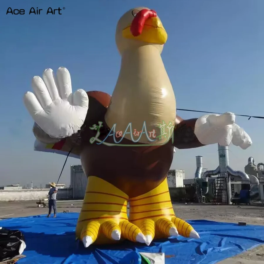 Customized Thanksgiving Day Giant Inflatable Turkey Inflatable Turkey Replica  for Promotion advertising