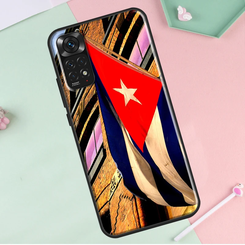 Cuba flag Art For Redmi Note 12 Pro Plus Cover For Redmi Note 10 8 9 11 Pro 12S 11S 10S 9S 9C 10C 12C Case