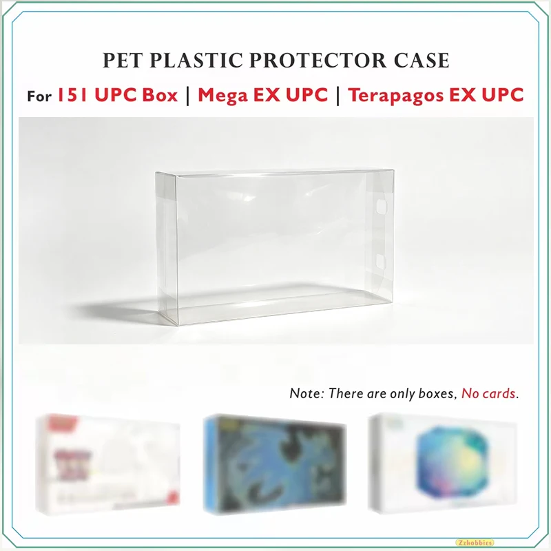 Transparente Schutzhülle aus Kunststoff für die Mega Charizard EX UPC / 151UPC-Box. – Detail 1