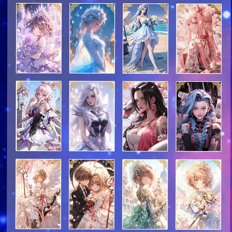 New Style Sexy A5 Card ACG Goddess Story Limited Sale Uniform Temptation Naked Anime Goddess Wife Card Collection Holiday Gift