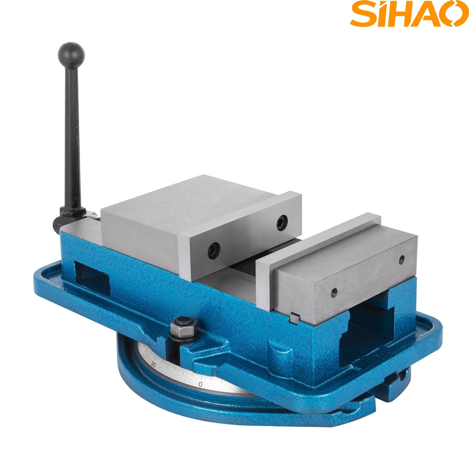 

SIHAO 360 6" Heavy Duty Milling Vise Bench Clamp Vise High Precision Clamping Vise 6 Inch Jaw Width with Degrees Swiveling Base