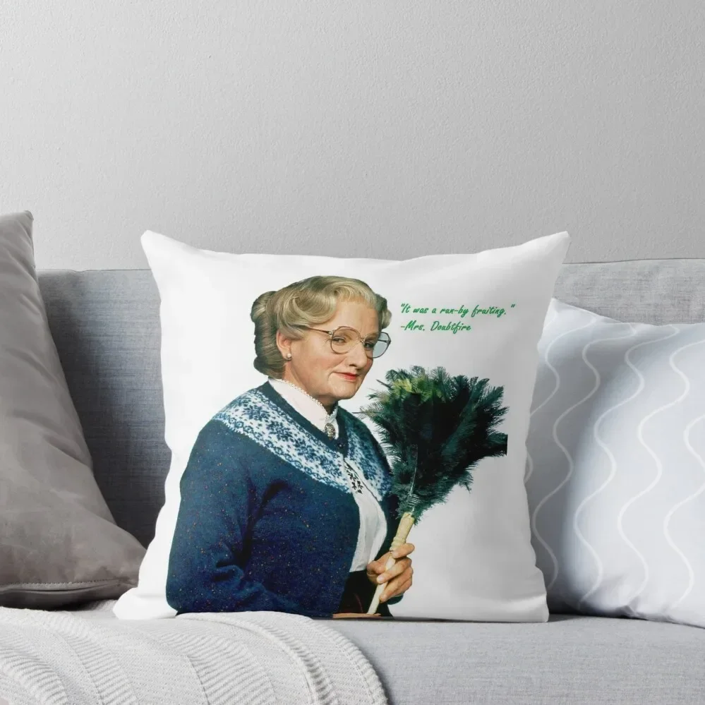 

Mrs. Doubtfire Throw Pillow Christmas Cushion For Home Cushions Home Decor luxury home accessories Sofas Covers pillow