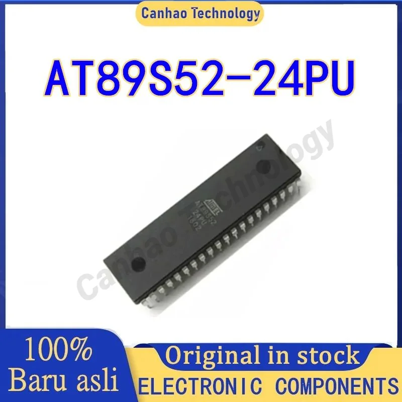 

5PCS AT89S52-24PU AT89S52-24 AT89S52 AT AT89 AT89S IC MCU Chip DIP-40 in Stock 100% New Origin