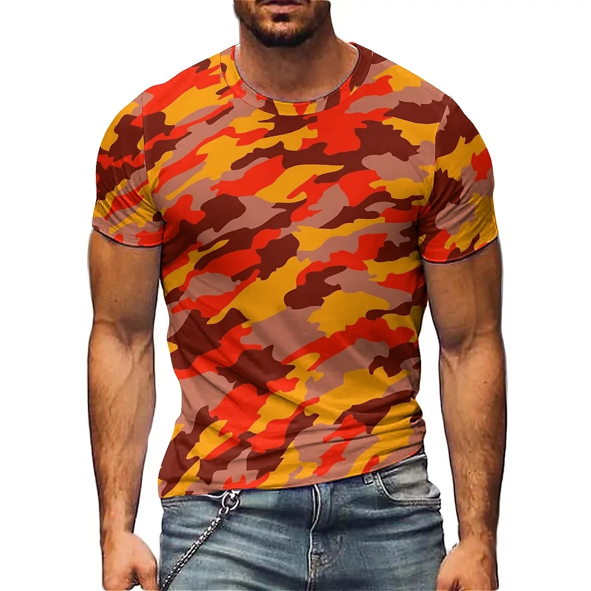 

Family Gathering Vacation Travel Men's 3D Printed Short Sleeve T-Shirt - Holiday Gift