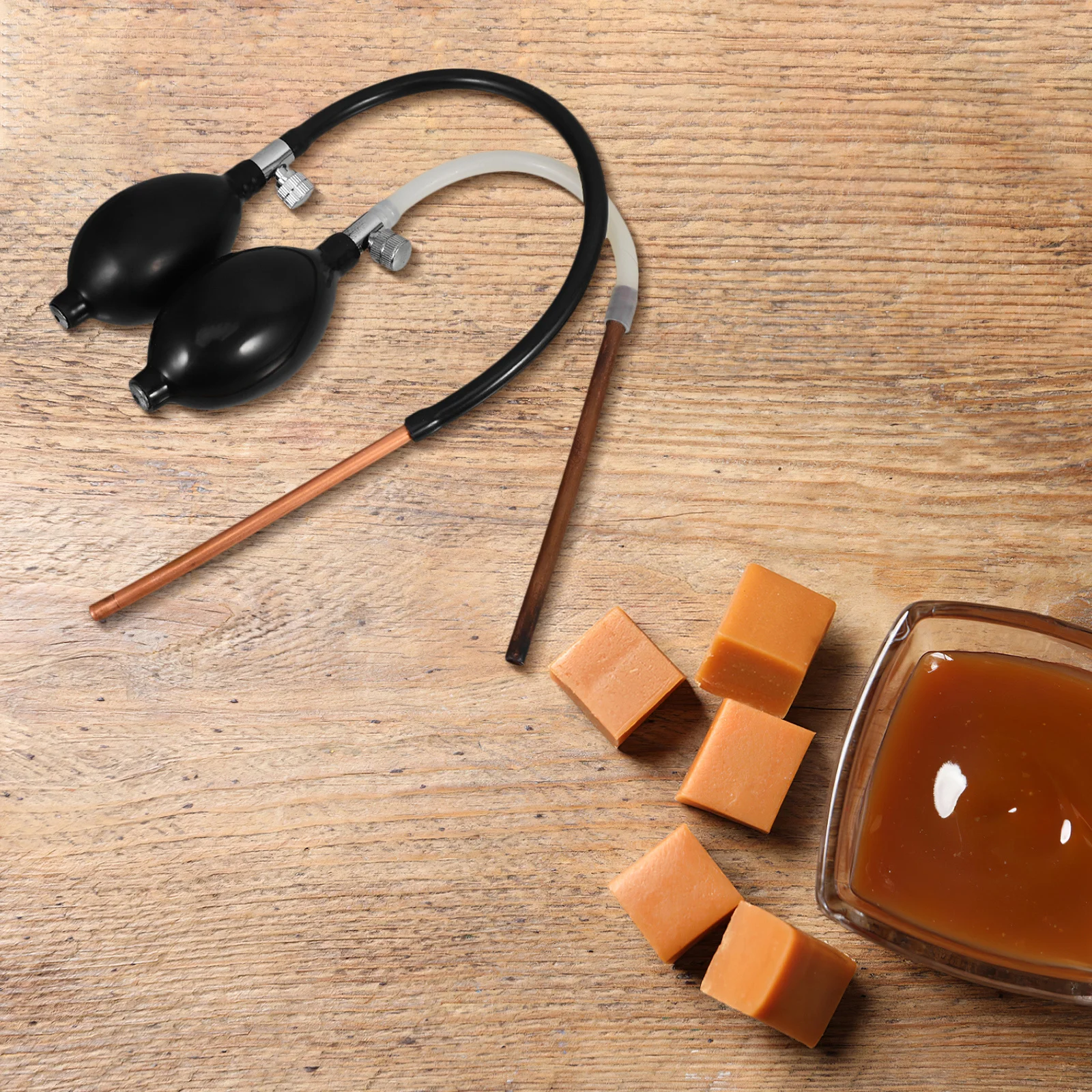 

2 шт. насос для выдувания сахара, насос для художественной формы, ручной воздуходувка, инструмент для создания конфет, украшение для торта