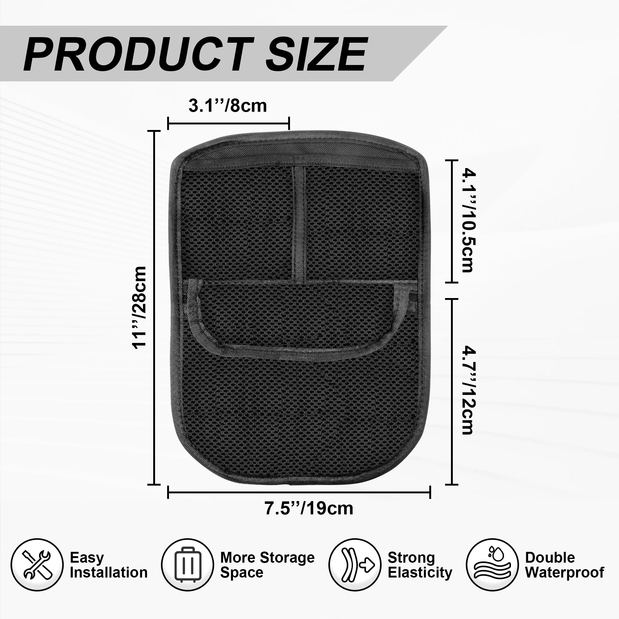 High-Quality Nylon Front Trunk Lid Organizer for Can-Am Ryker & Rally Edition (2019-2024) – Multi-Functional Storage Bag