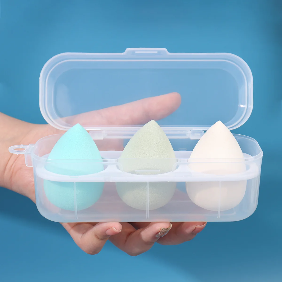 ZOREYA New Delicate Air Cushion Powder Puff Storage Box Foundation Liquid Makeup Cotton 3 makeup puff