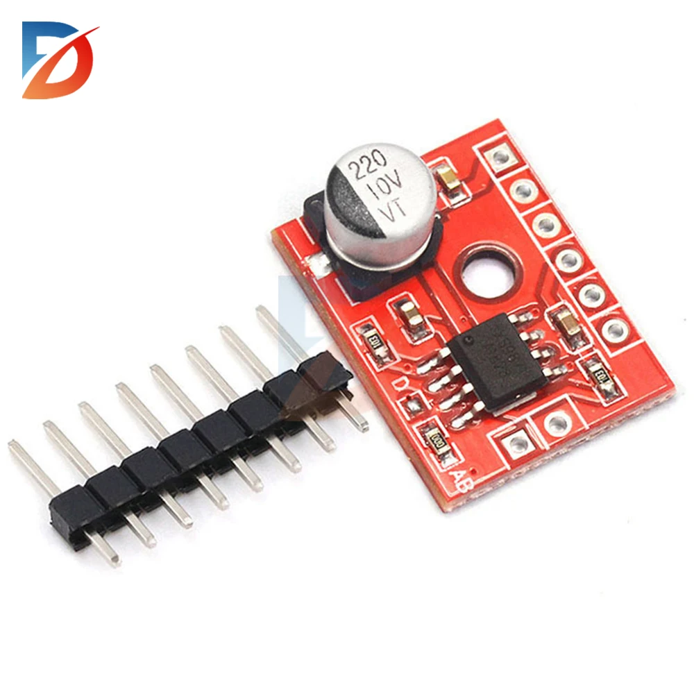 XS9871 Mini Class AB Module Digital Amplifier Board DC2.5V-5V Mono 5W Audio Power Amplifier  Active Components