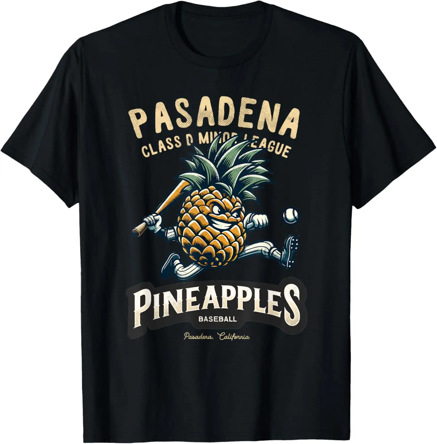 

Pasadena Pineapples Retro Minor League Baseball T-Shirt