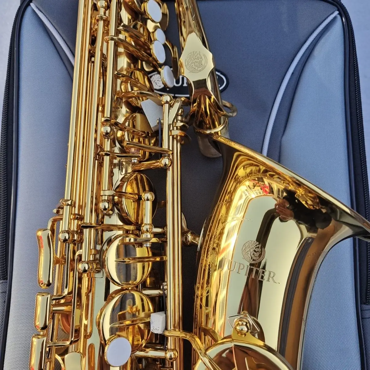 JUPITER  JAS669 New Arrival Alto Eb Tune Saxophone Brass Musical Instrument Lacquered gold brass Sax With Case Mouthpiece