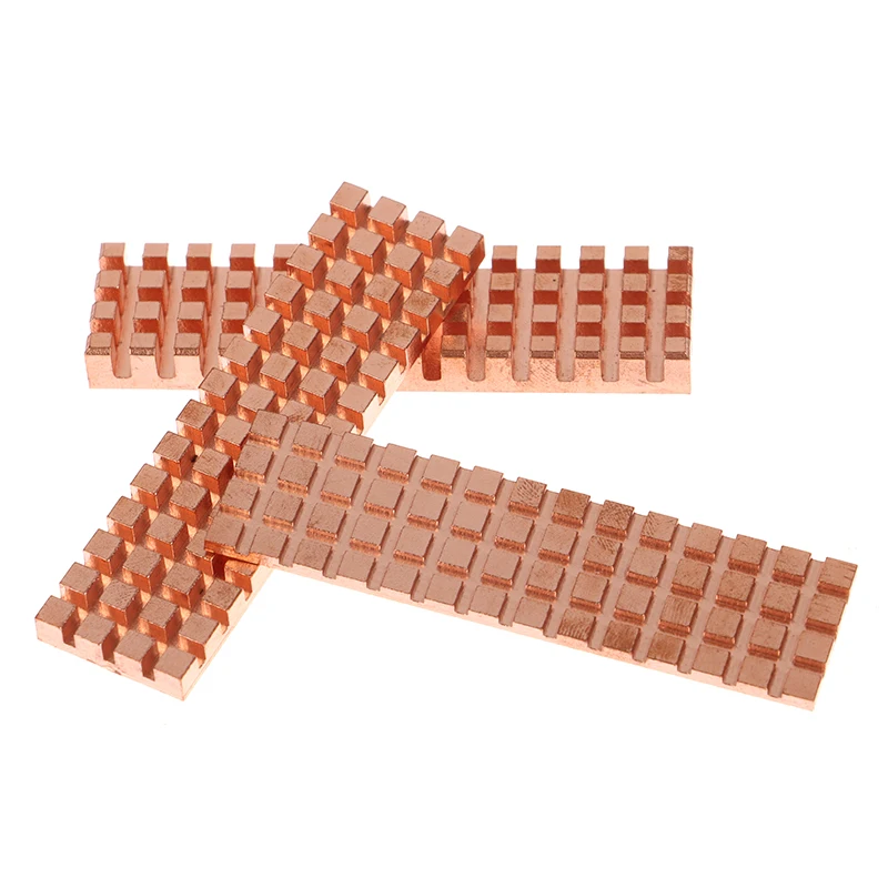 

【1 комплект медных радиаторов для охлаждения компьютера, аксессуар для ПК, ноутбука, SSD, радиатор для M.2 2280 PCI-E NVME с термопрокладкой】