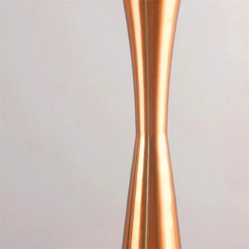 3 قطع من حاملات الشموع المعدنية المستدقة بتصميم الخصر النحيف لأرفف الكتب والديكورات A2BB #2