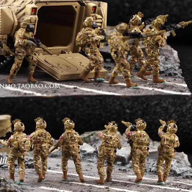 1/72 Modern Special Forces Chemical Defense 6 Or More Colored Finished Character Models Exquisite Little People Gifts