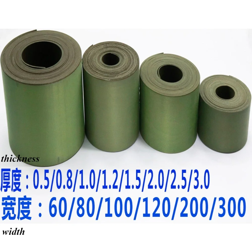 Green Thickness 0.5/0.8/1.01.2/1.6/2.0/2.5/3.2 MM Width 100/200/300MM CNC PTFE Replacement Slideway Slydway