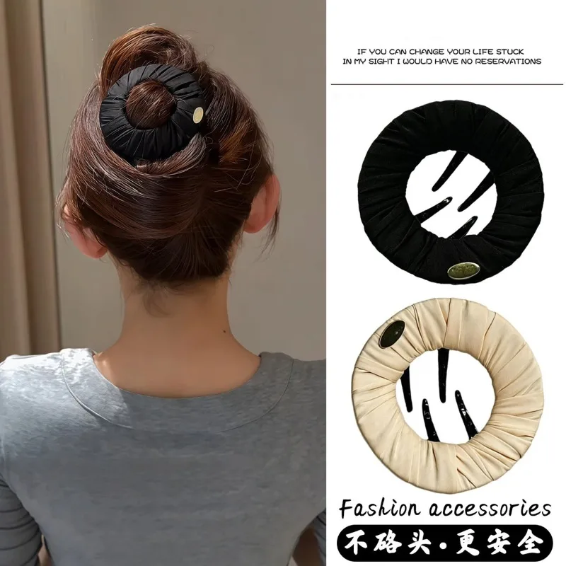 Round No Tension Hair Claw Clip, Safe Reliable Daily Hair Accessories for Women, Suitable for Sports Yoga Daily Wear