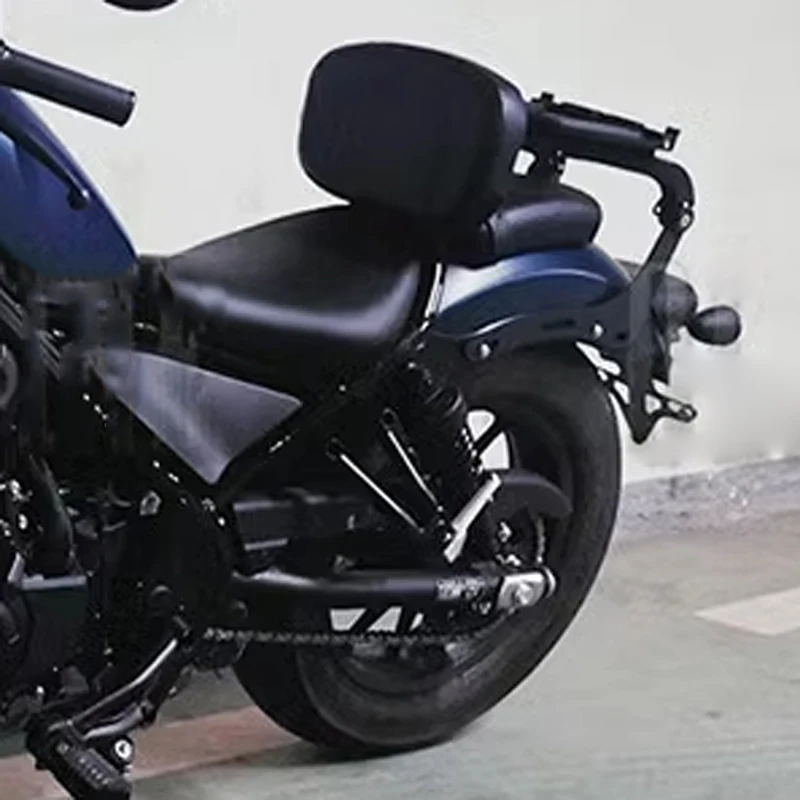 Encosto dobrável multifuncional para Honda Rebel CM300/CM500/CM1100 Encosto modificado de assento único