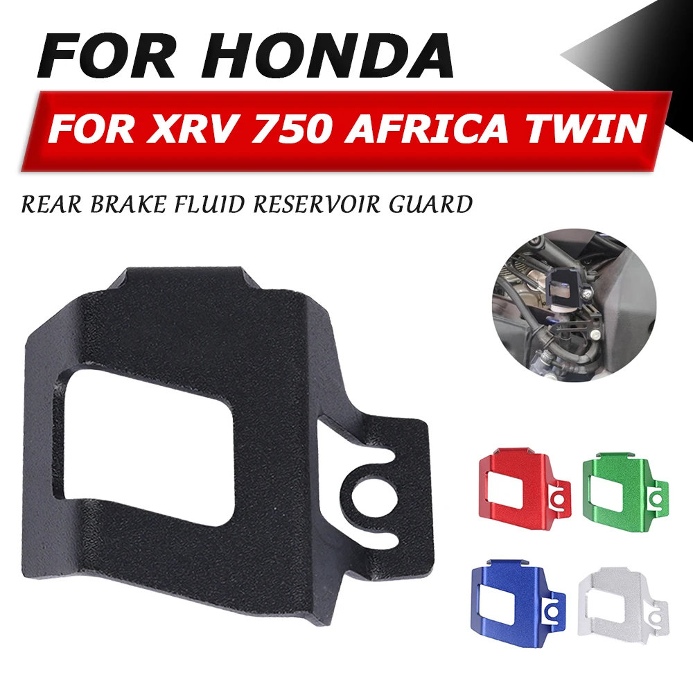 

For Honda XRV750 L-Y Africa Twin XRV 750 XRV Motorcycle Accessories Rear Brake Fluid Reservoir Guard Cover Protector Oil Cup Cap