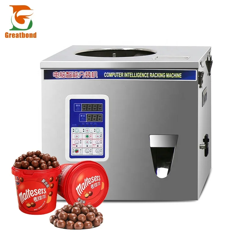 Hot Selling Stainless Steel High Quality Customizable Vibrating PET Granule Round Candy Surge Component Counting Filling Machine